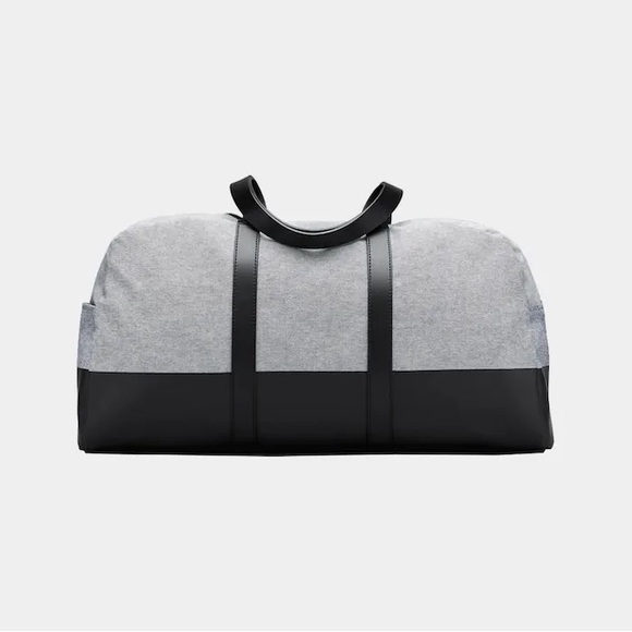 Everlane Bags Everlane Twill Weekender Duffel Bag Gray And Black Dipped Poshmark